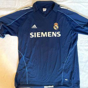 Vintage Real Madrid Adidas David Beckham Jersey Adult XL